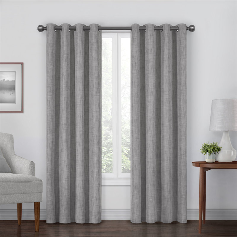 Winston Porter Eclipse Blackout Grommet Single Curtain Panel | Wayfair